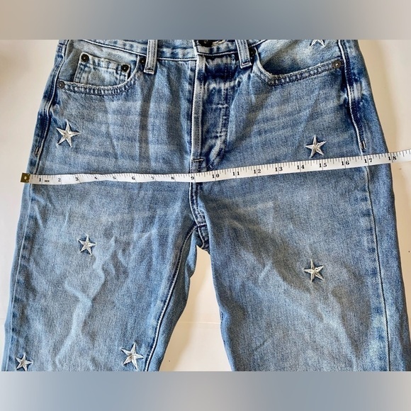 Pistola - Charlie Star Embroidered Straight Leg Jean – Supernova - Picture 14 of 16